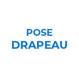 Pose drapeau